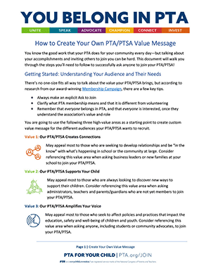 How to Create Your Own PTA Value